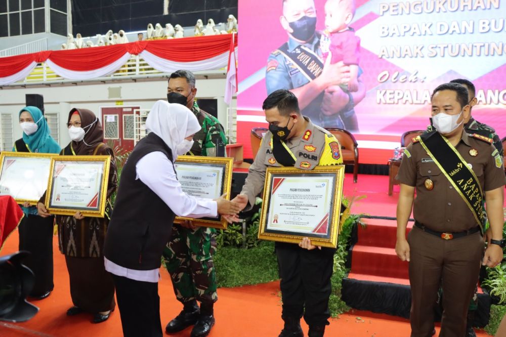 Kapolres Dampingi Kunjungan Kerja KASAD ke Kabupaten Gresik